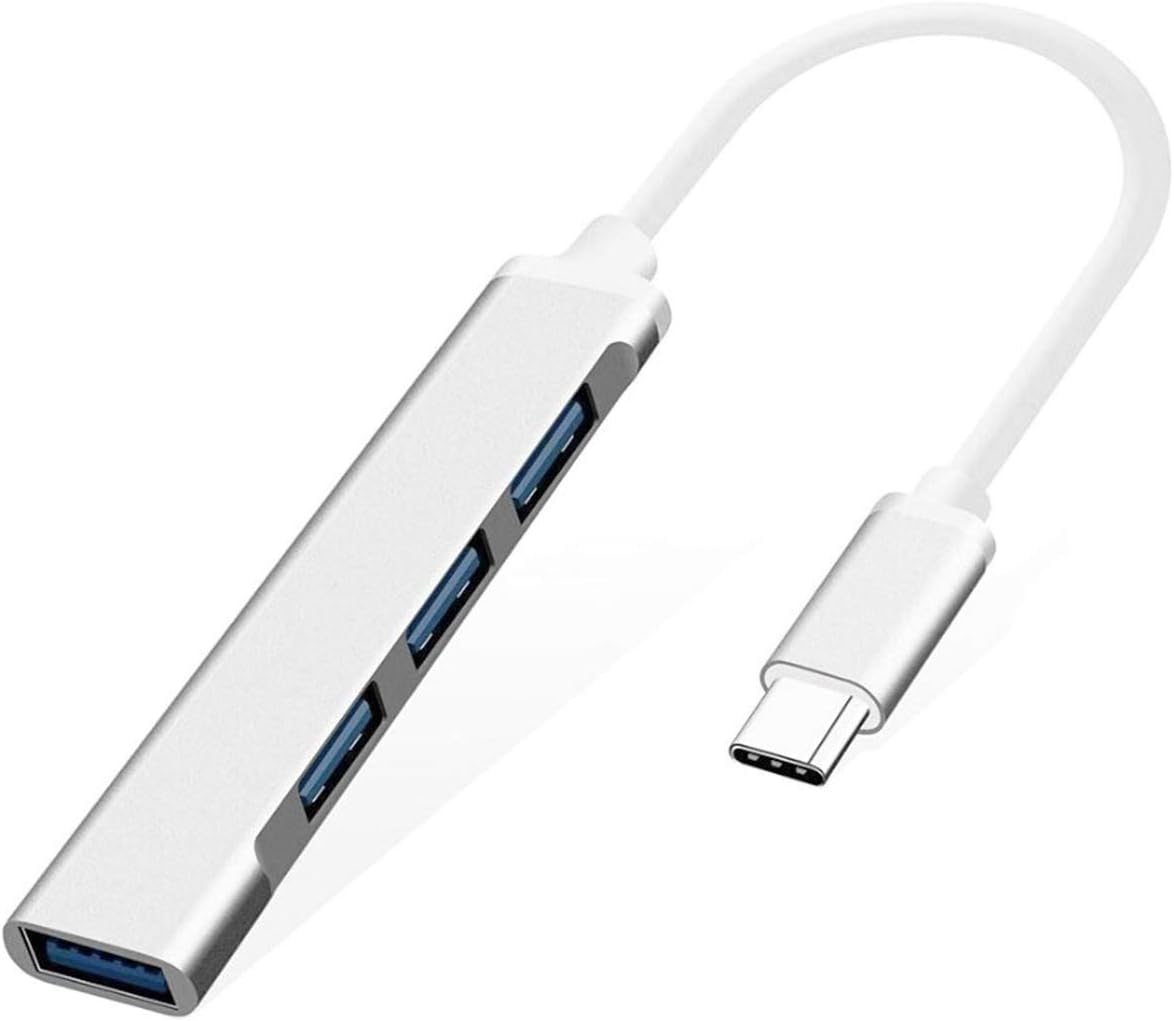 USB-C-Hub mit 4 Anschlüssen für MacBook Pro/Air, iMac, iPad, PC