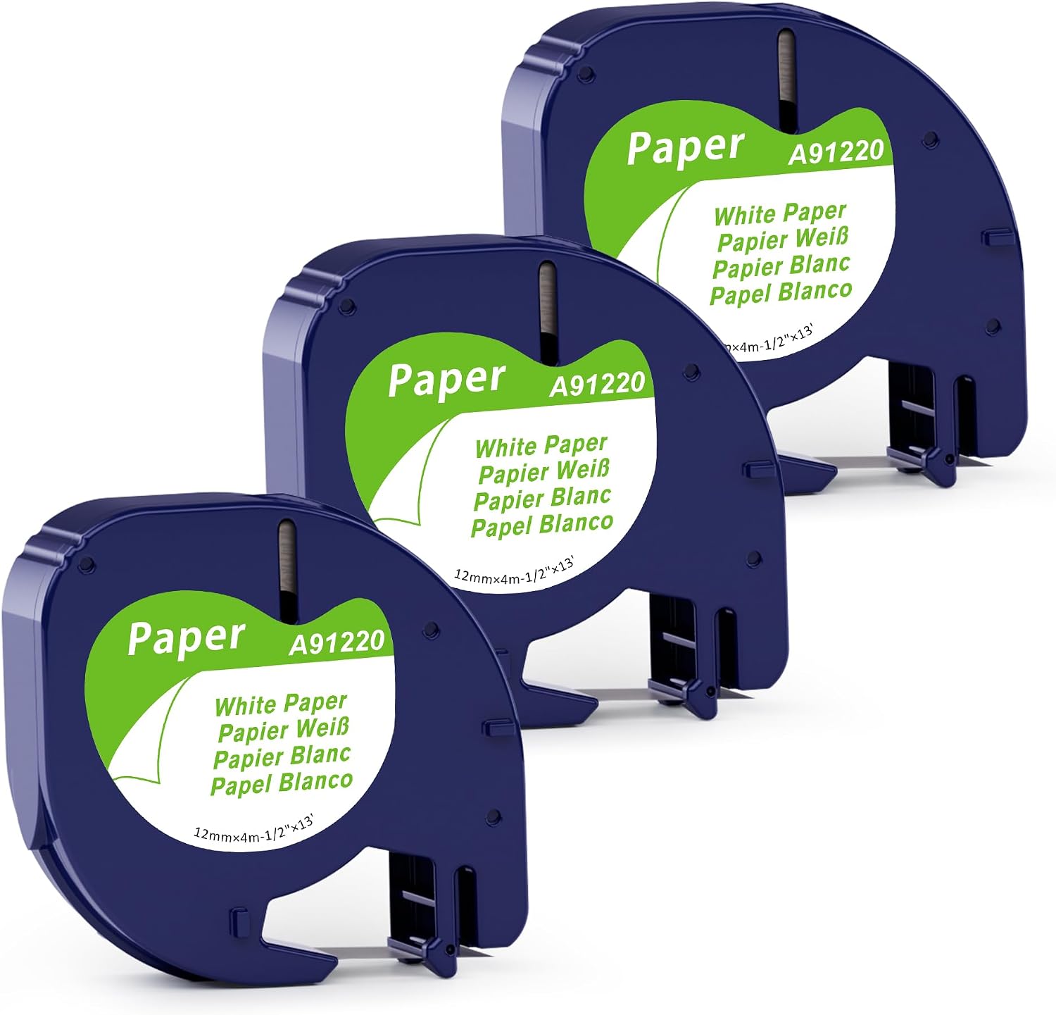 5x MarkField Kompatibel mit Dymo LetraTag Etikettenband Paper