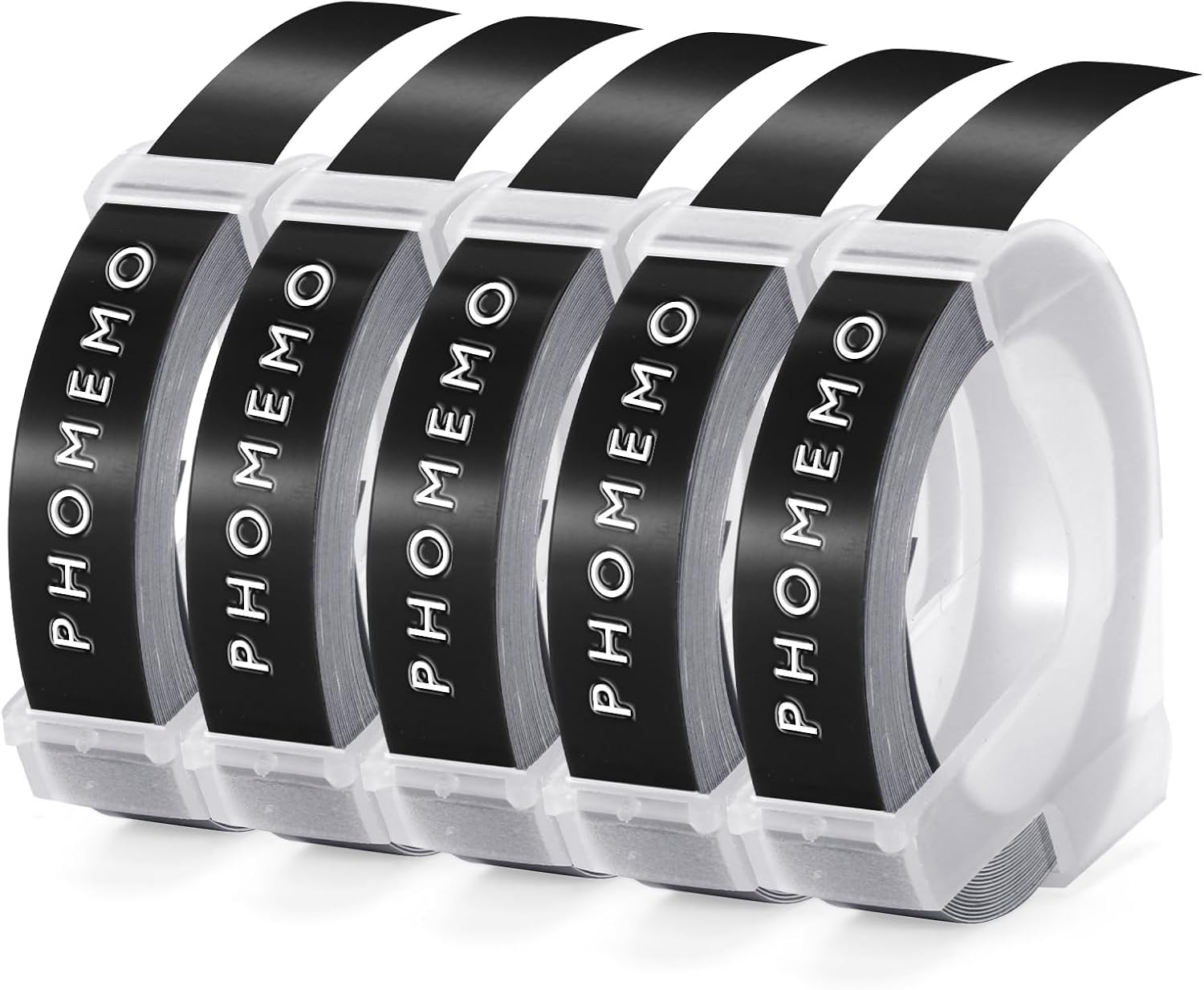 Phomemo Etikettenband Prägeband Kompatibel mit Dymo Omega Etikettenbands
