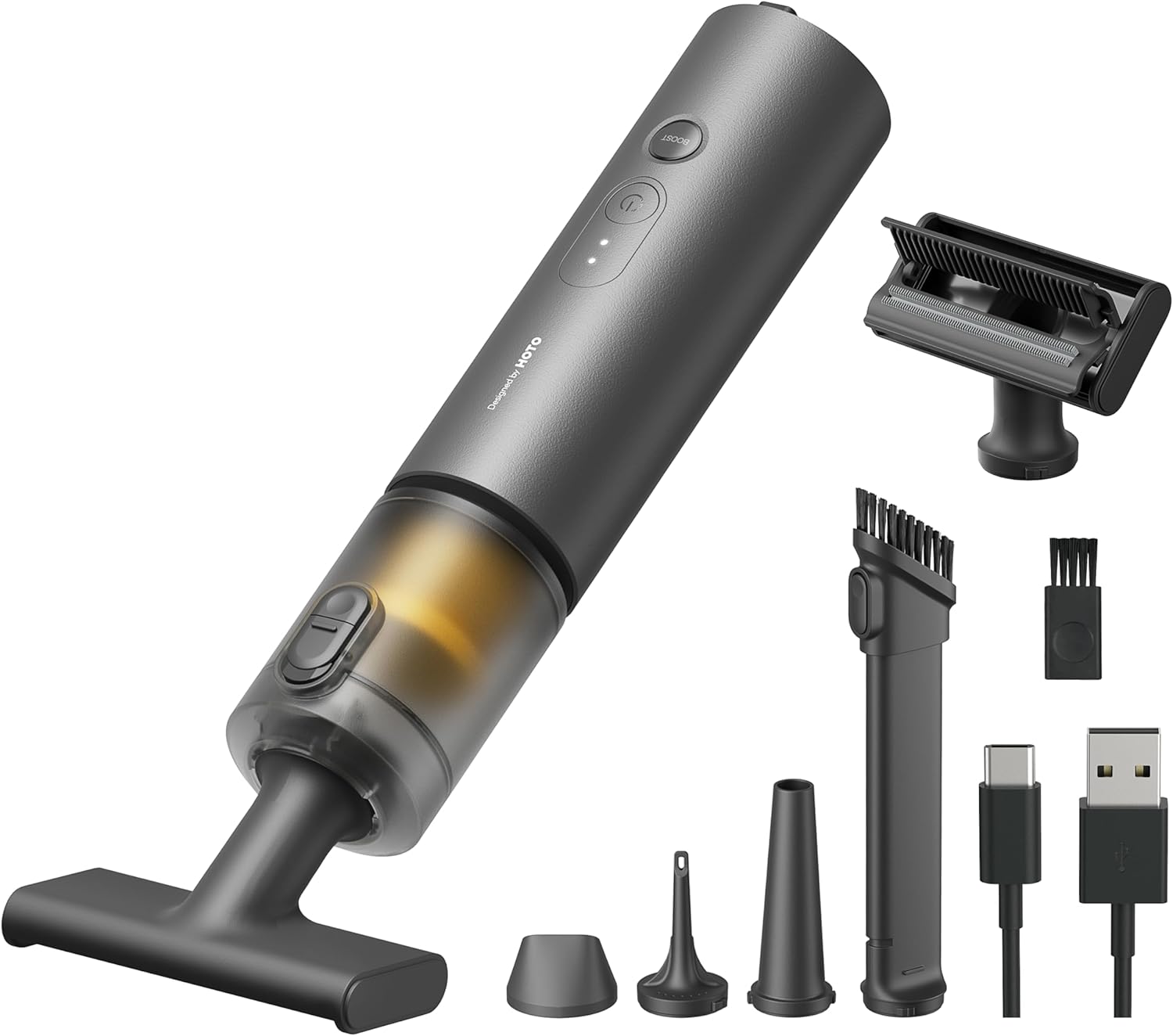 HOTO Handstaubsauger Akku, Autostaubsauger, 4-in-1 Staubsauger für Auto