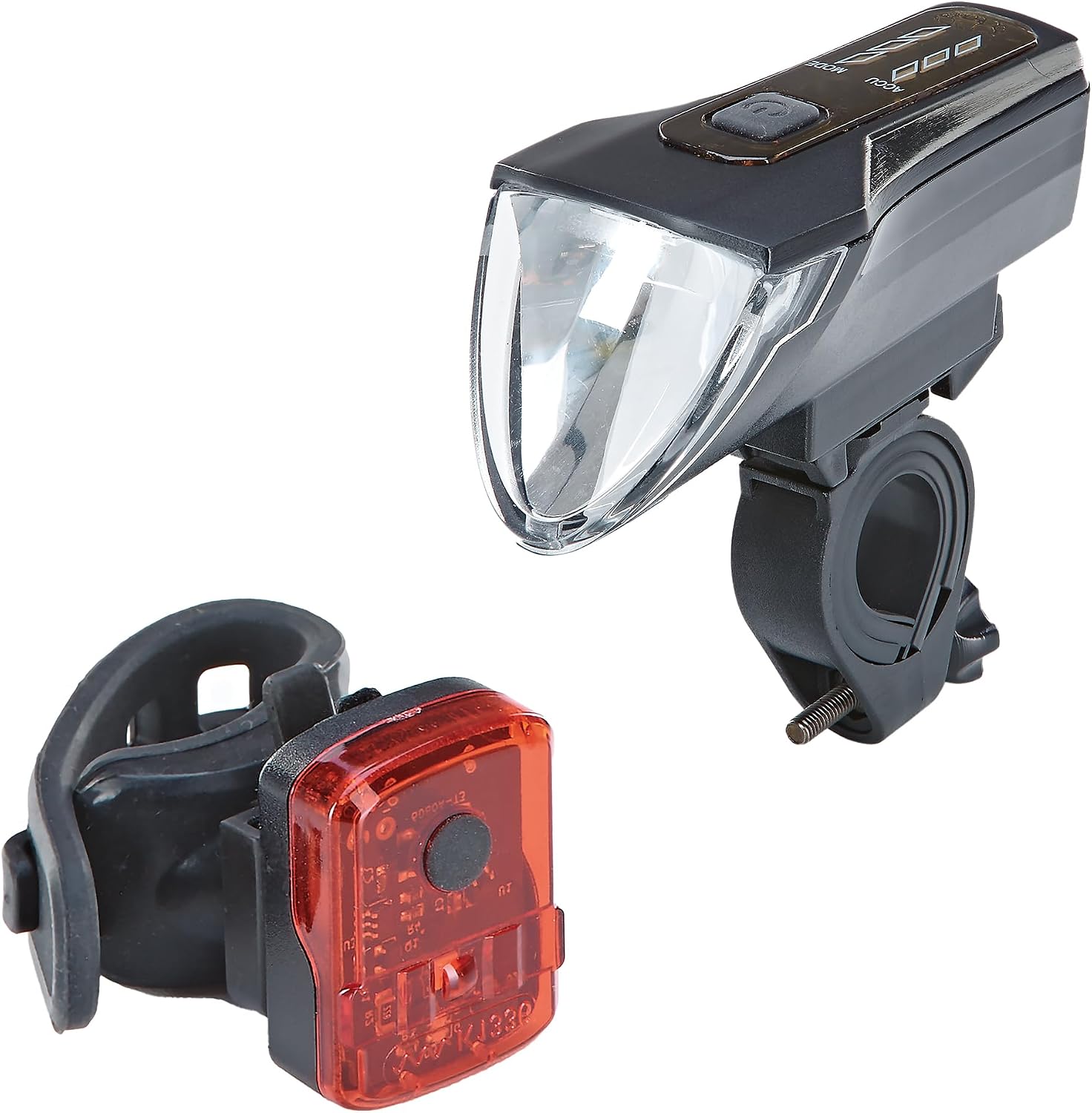 PROPHETE Fahrrad LED Akku-Beleuchtungsset – 70 Lux Scheinwerfer mit OSRAM LEDs, USB-C Wiederaufladbar, StVZO Zugelassen, Werkzeugfreie Montage, Wasserdicht nach IPX4