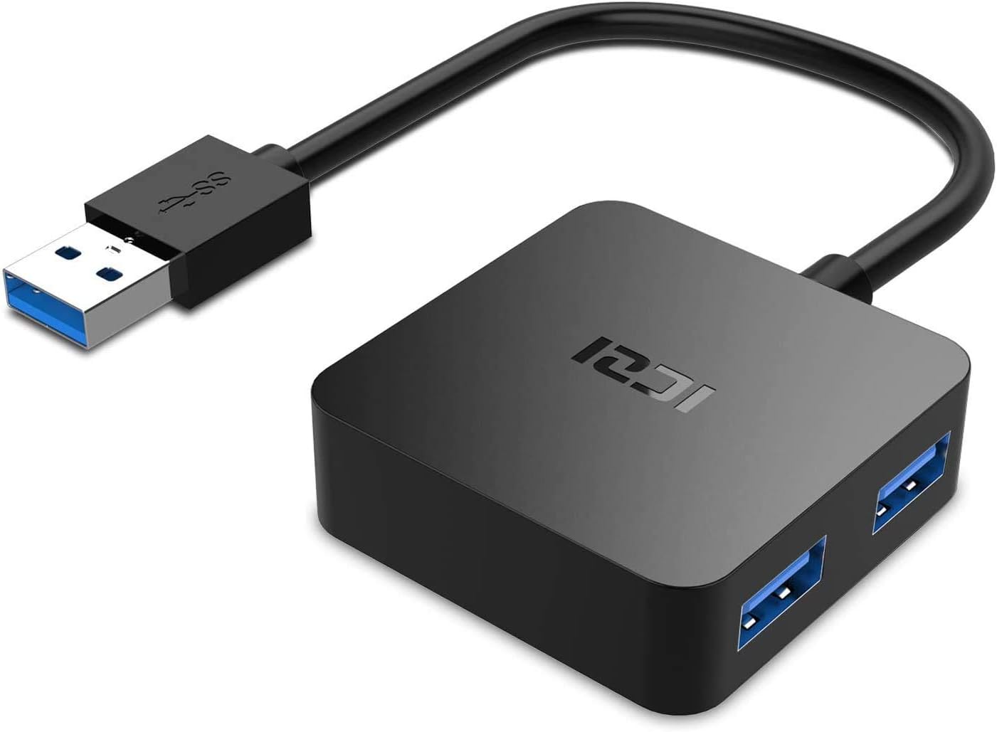 ICZI USB Hub 3.2 Verteiler 4 Port 10Gbps Mehrfachstecker USB 3.2 Gen 2 Adapter mit 120cm Kabel kompatibel für Mac mini, iMac, Laptop, Desktop, Computer