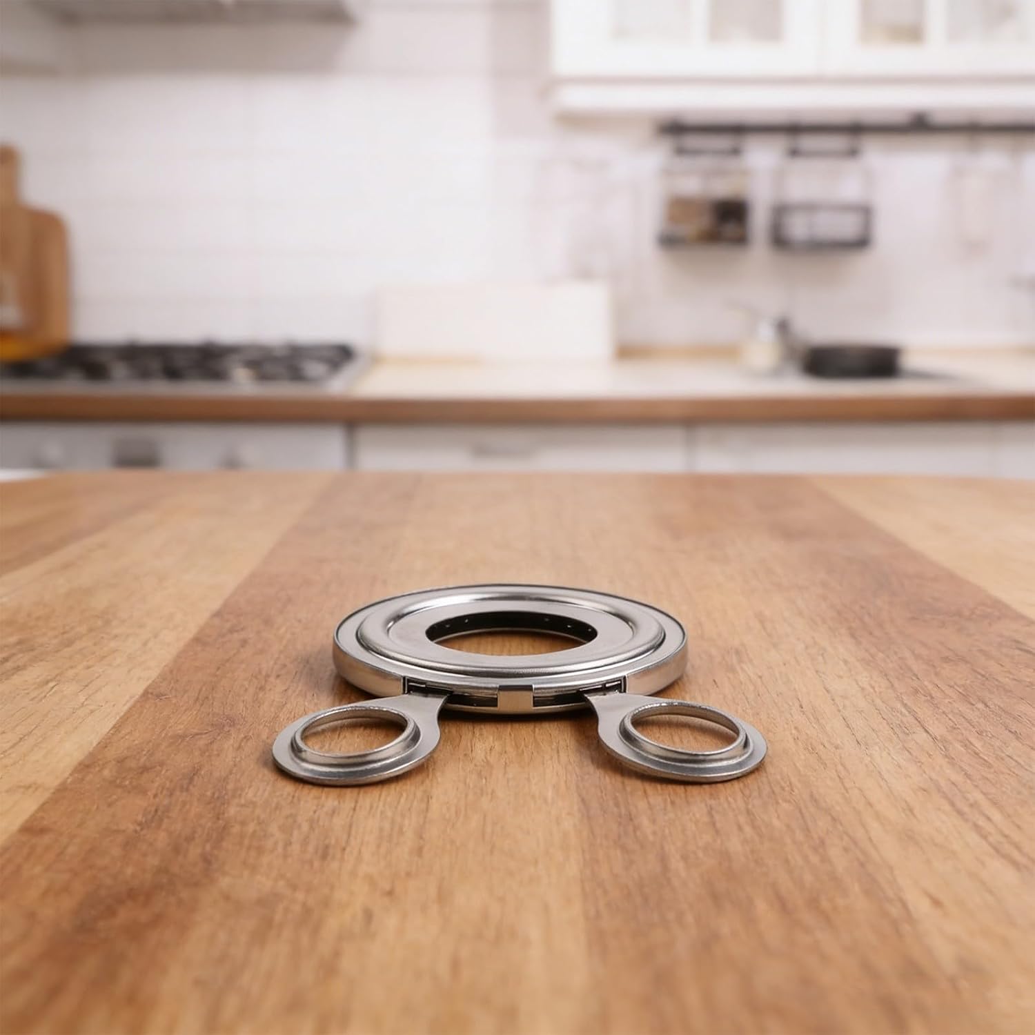 Eierköpfer Edelstahl für premium Eieröffner mit Scharfer Klinge für Frühstückseier Leicht zu Reinigen Küchenhelfer 10,5 cm Silber