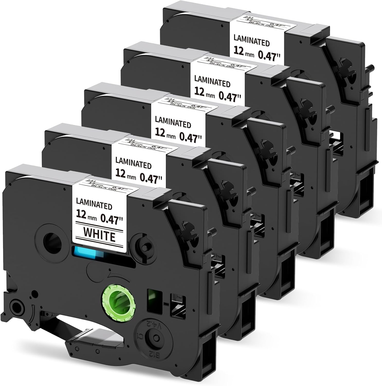 MarkField Kompatibel Schriftband Ersatz für Brother P-Touch Bänder TZ TZe-251 24mm Laminated Etikettenband für PT-P700 D450 D600 P750W P900W P910BT P900 P950NW 2430 Schwarz auf Weiß, 3 Pack