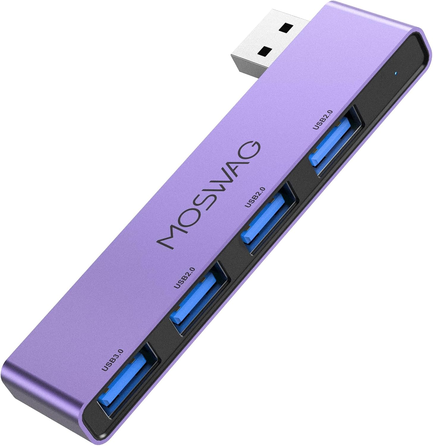 MOSWAG 4-Port USB Verteiler 3.0 Hub Multiport Adapter USB Docking Station