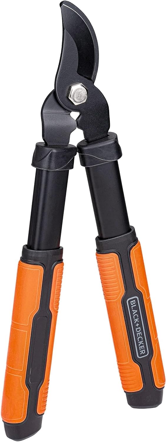 BLACK+DECKER Astschere - 38.1 x 17.8 x 3 CM - 560 G - Schwarz/Orange