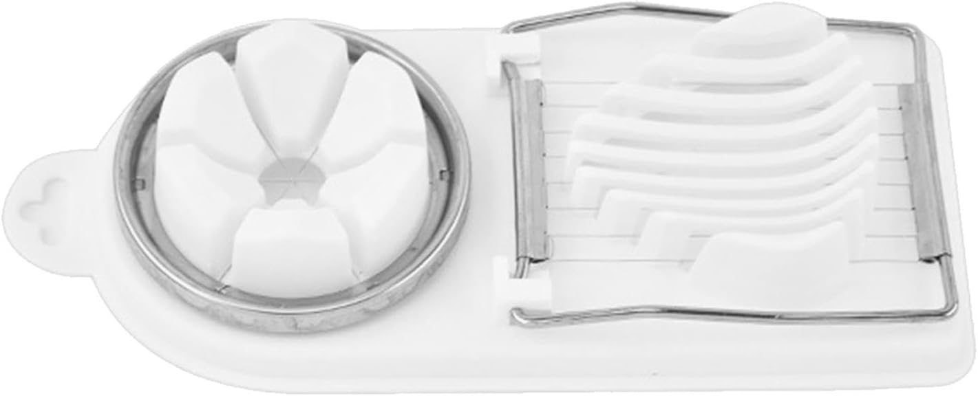Heavy Duty Egg Slicer, 2-in-1 Fruit Cutter, Hart Gekochte Egg Slicer