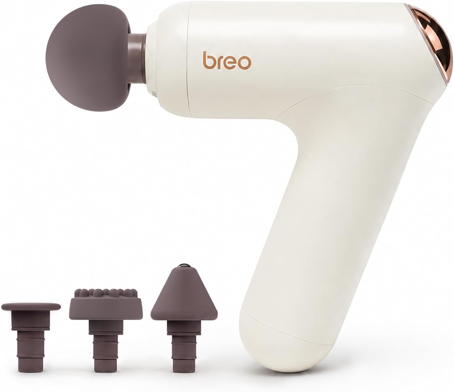 Breo Lucky 7 Massagegerätpistole mit Wärme, Tiefengewebe-Muskelstimulator, Körperentspannung, geräuscharm für die Erholung