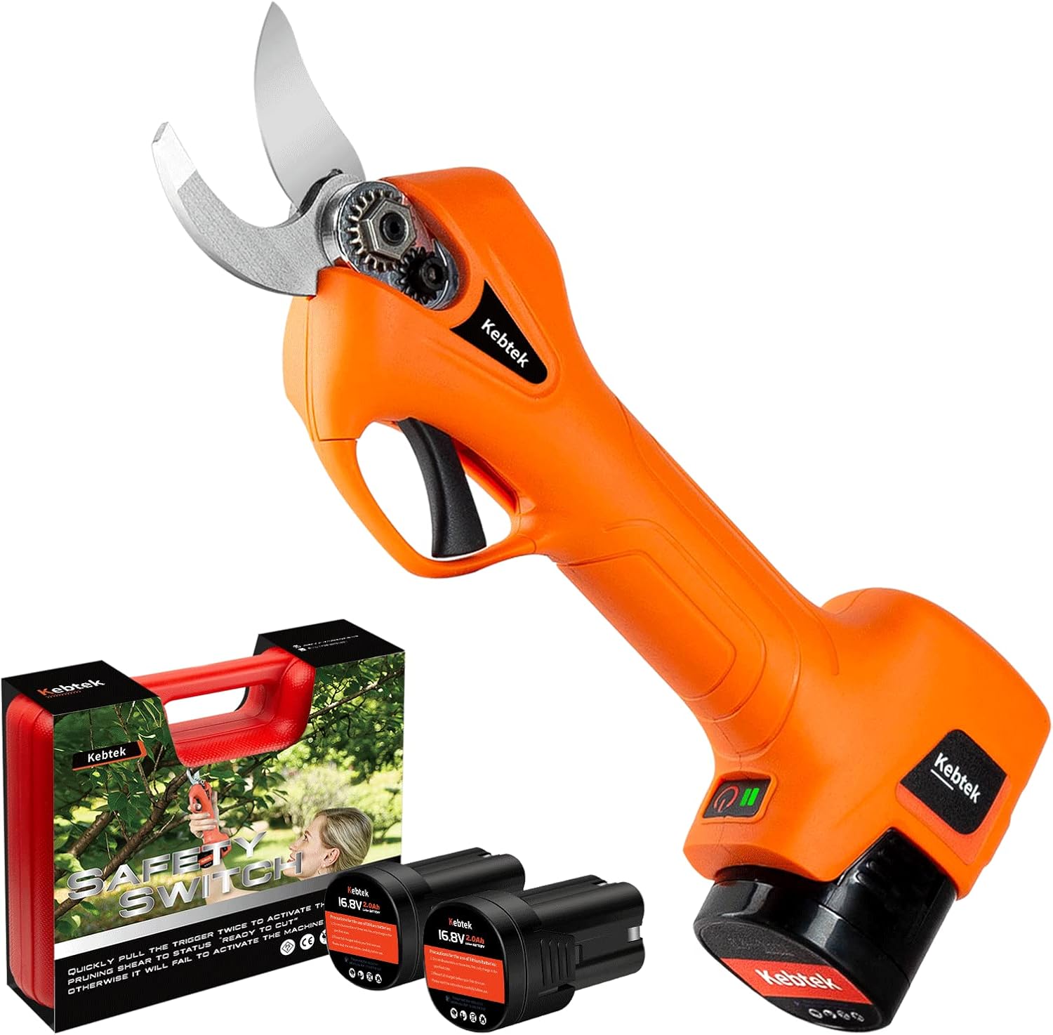 Kebtek Akku Gartenschere 25MM Ektrische Gartenschere 880G