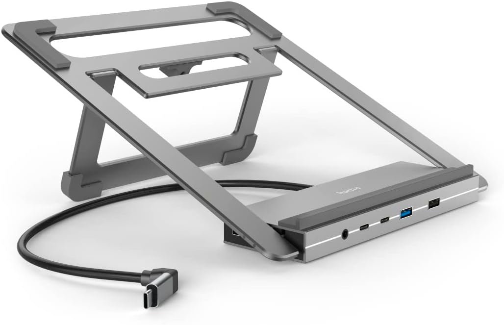 Hama USB C Hub, 4 Ports, 2x USB A, 1x USB C, 1x USB C, 10 Gbit/s, Aluminium