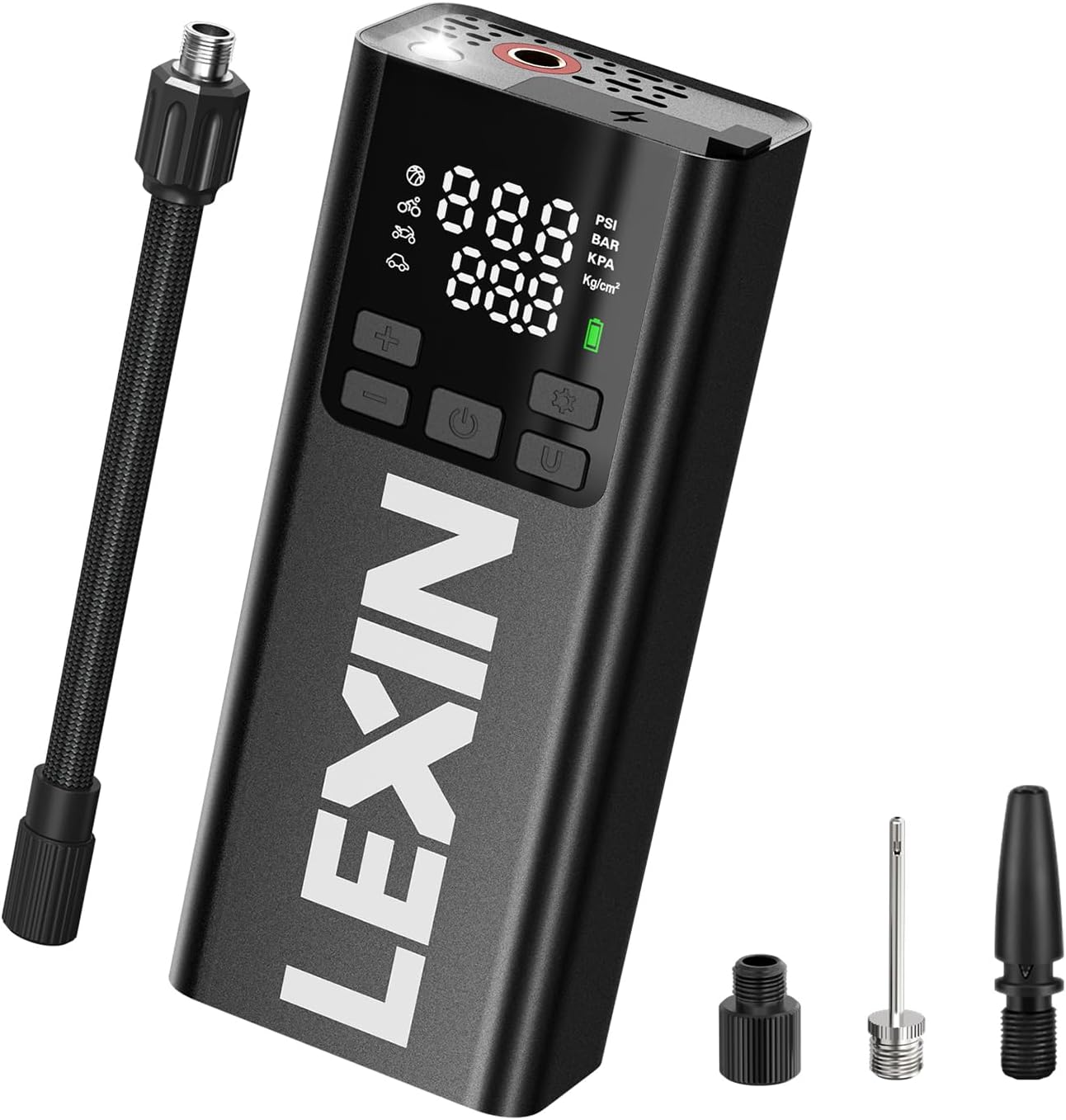LEXIN Elektrische Luftpumpe, Akku Kompressor