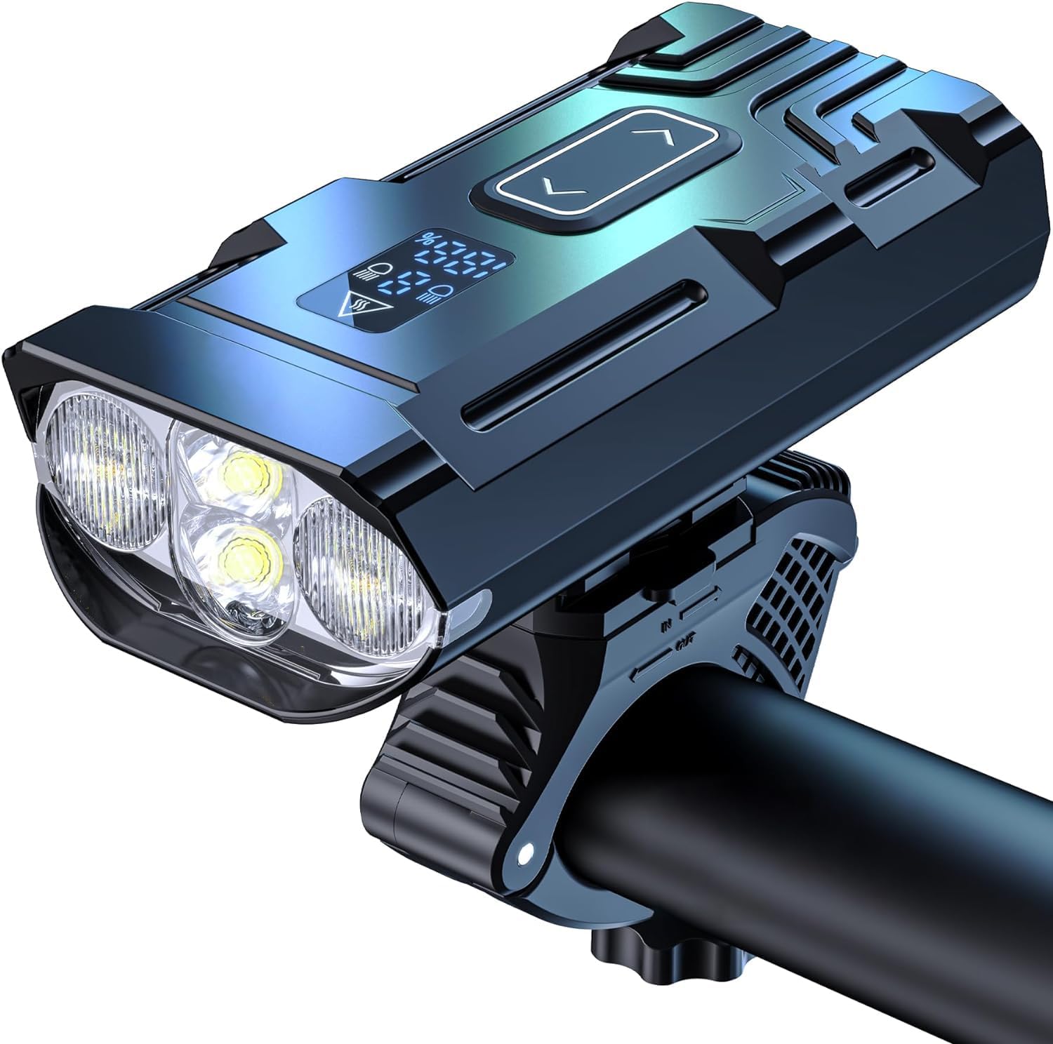 Monkey Home 1200-2500 Lux Superhelle LED Fahrradlampe, Type-C, IPX5, StVZO Standard für Erwachsene Straße, MTB Off-Road Radfahren Pendeln – 2026 Design