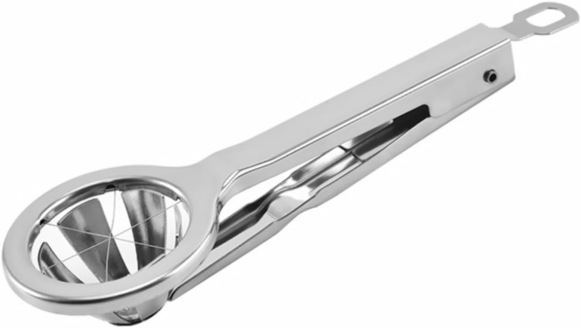 ULTECHNOVO Eierschneider Aus Edelstahl Für Küche Hand-eierschneider Zum Schneiden Von Gekochten Eiern Und Obst in Gleichmäßige Scheiben Kochgerät Und Eierschneidewerkzeug Für Einfachen Gebrau