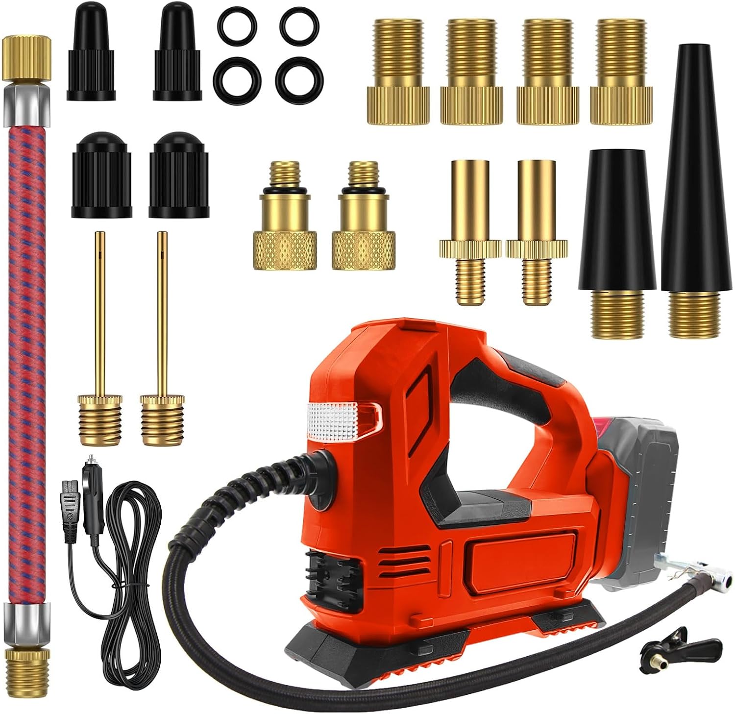Akku-Kompressor für Milwaukee M18 Akku, Tragbare Handheld Luftpumpe