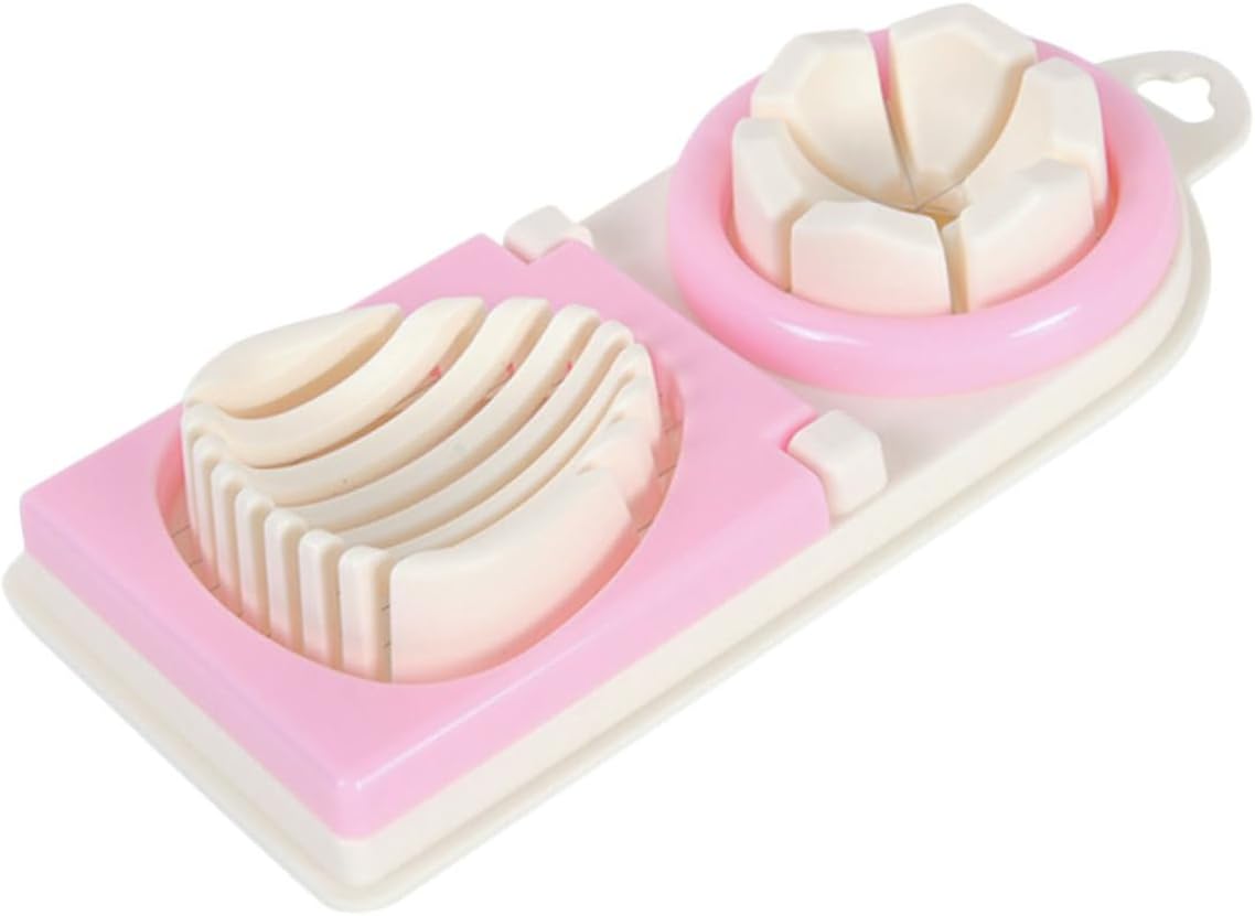 Eierschneider Rosa und Pp für Gekochte Eier, aus Edelstahl