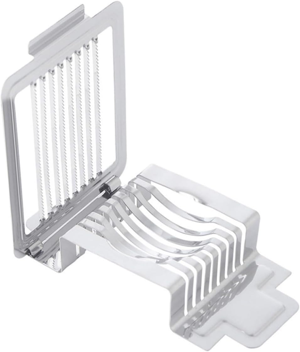 Eierschneider aus Edelstahl, Tragbar, Silber, für Eier