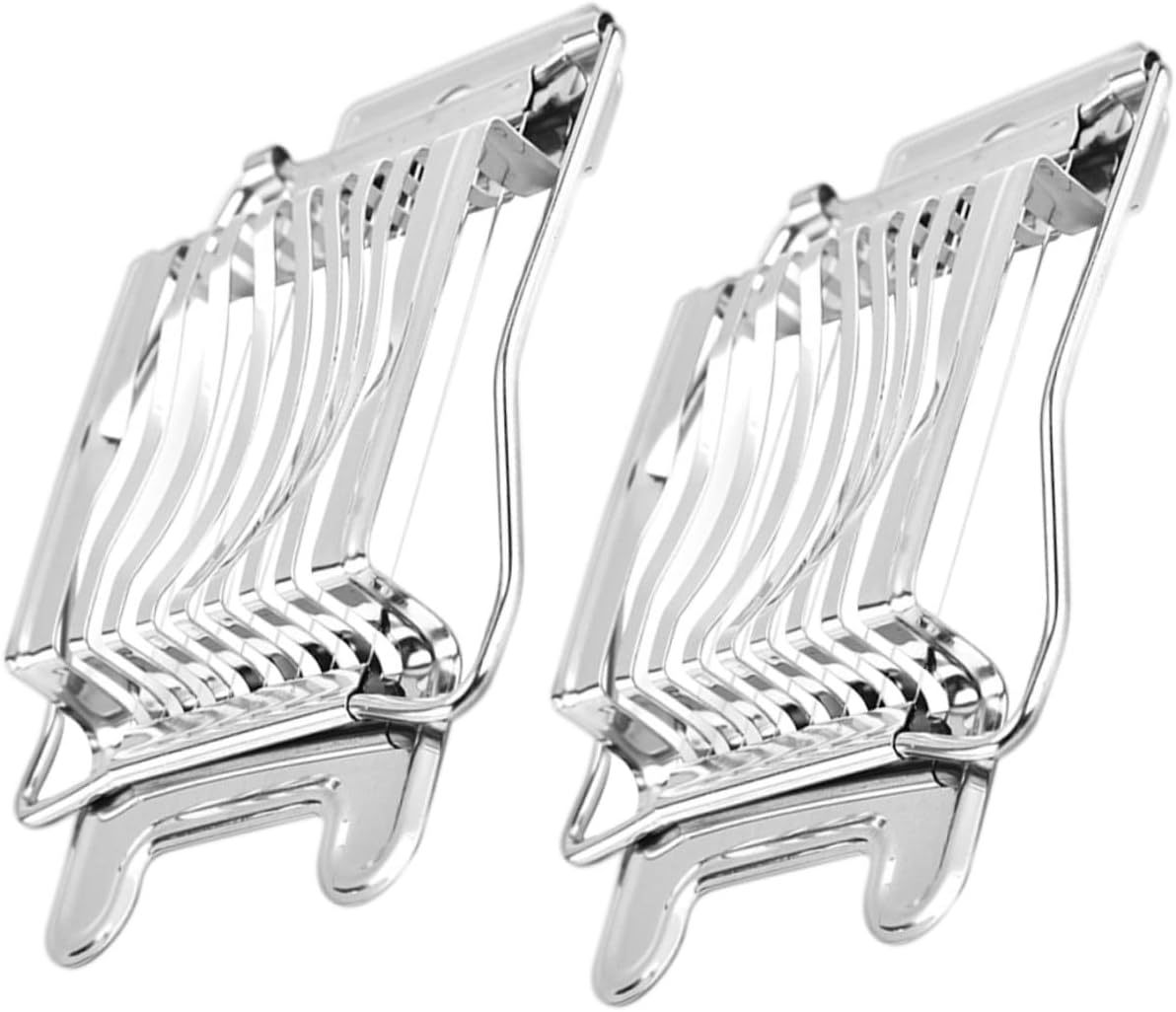 Eierschneider aus Edelstahl, Silber, für Käse und Gemüse