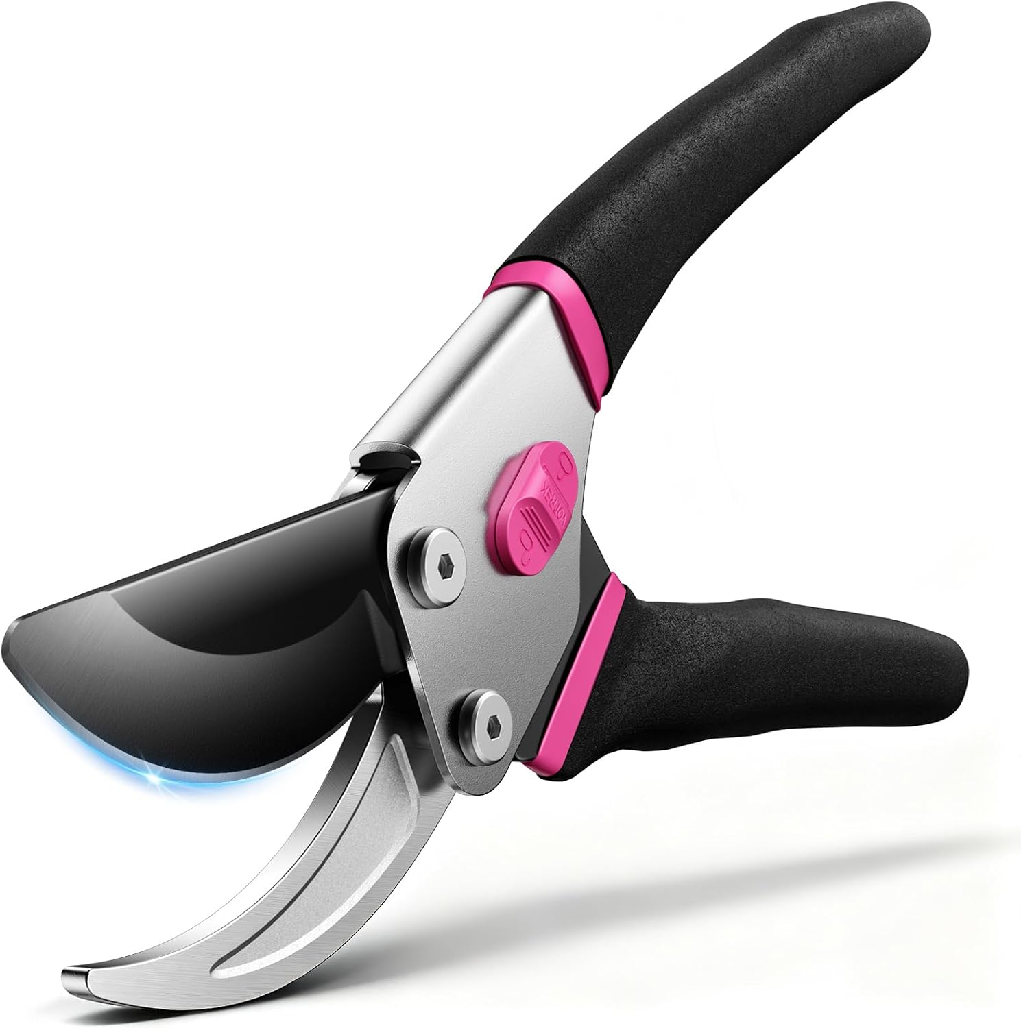 Bypass-Gartenschere 21,5 cm, Profi-Rosenschere mit SK5-Klinge