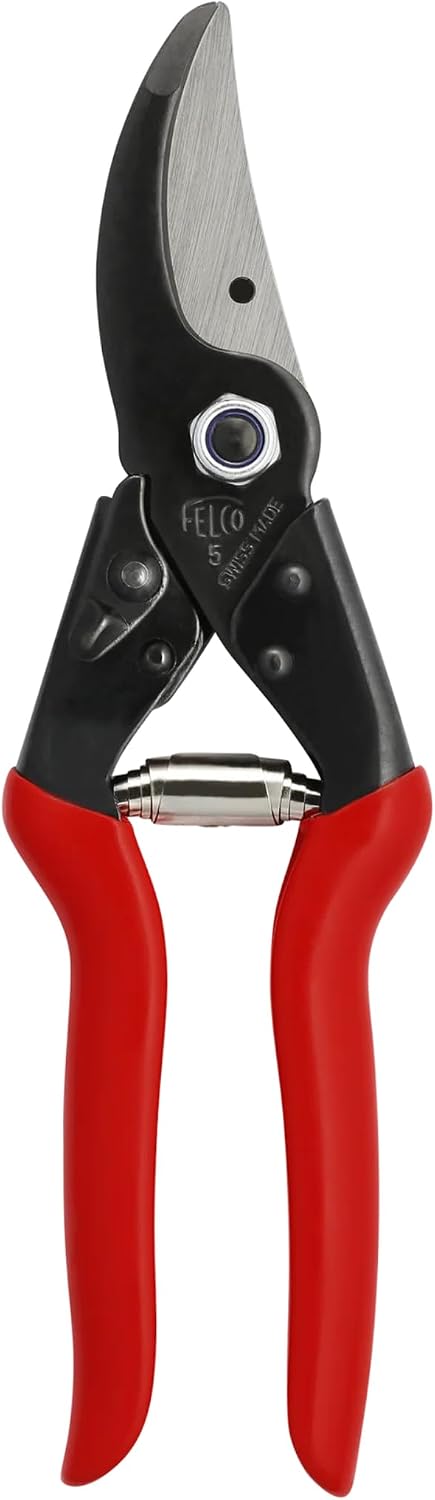 FELCO 5 Bypass-Gartenschere für Rechtshänder mit großen Händen, 25 mm