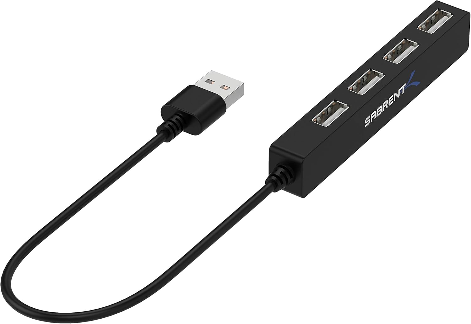 SABRENT USB Hub, USB Adapter 2.0, USB verlängerung mit EIN/AUS-schaltern Geeignet, USB Verteiler mehrfach für PS4/PS5, PlayStation 5, Laptop, PC, drucker, MacBook, USB Stick, Notebook (HB-MCRM)
