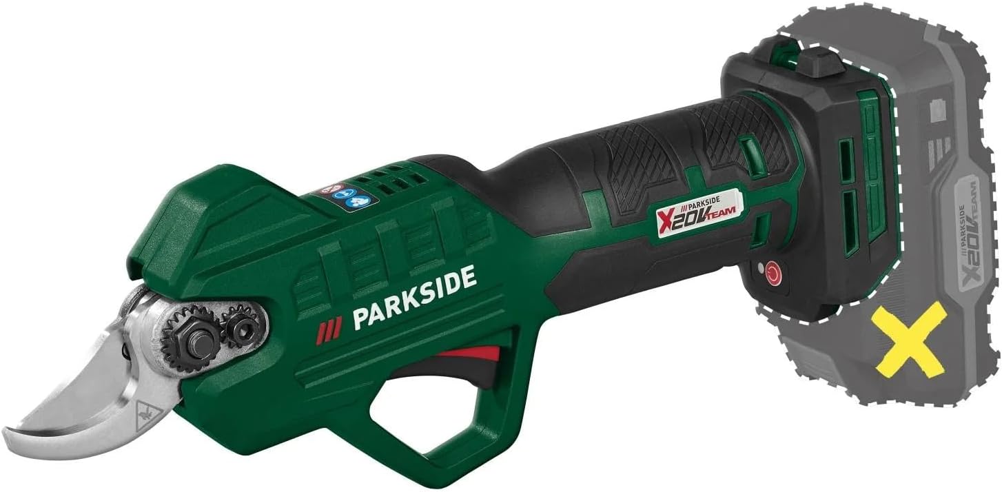 PARKSIDE 20V Akku-Astschere PAAS 20-Li ohne Akku/Ladegerät, kompatiebel mit allen X20V Team Geräten