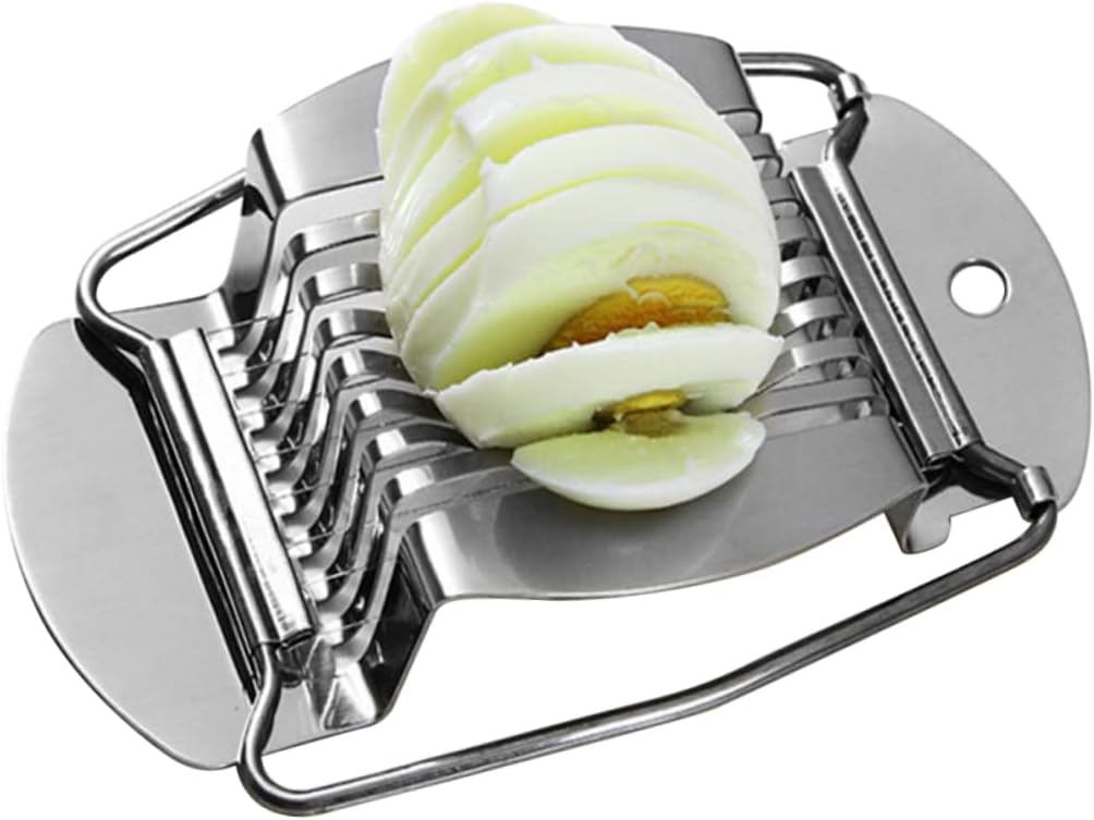 3 Stück Eierschneider Aus Edelstahl Mehrzweck Drahtschneider Für Eier Und Obst Tragbarer Küchenhelfer Zur Schnellen Eisegmentierung