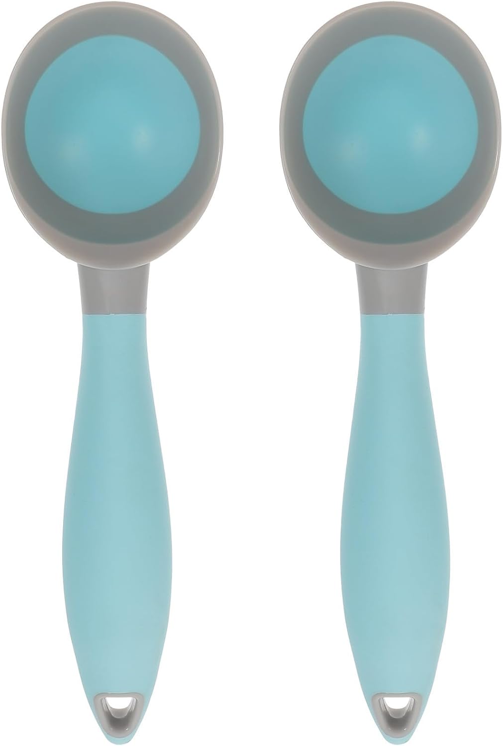 2 Stück Eisportionierer mit Gummischaufel, Ergonomisch