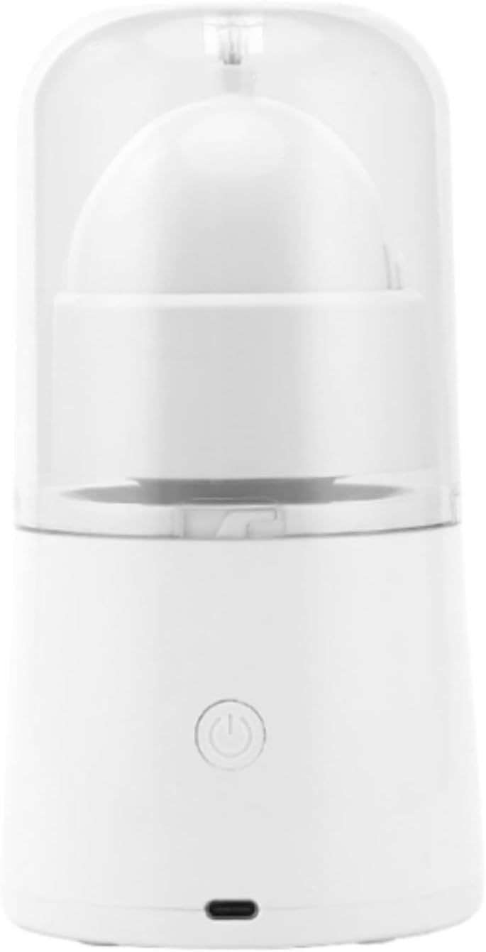 Milageto Eier-Shaker Elektrischer Eiermixer Eierschalen-Kochwerkzeug Tragbarer Eiweiß-Eigelb-Schneebesenmixer für im Büro, Weiß