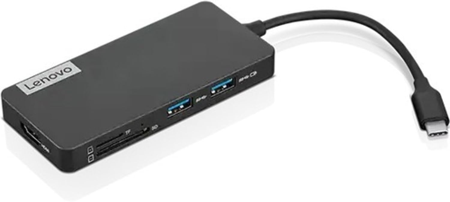 Lenovo USB-C 7-in-1 Hub, Schwarz