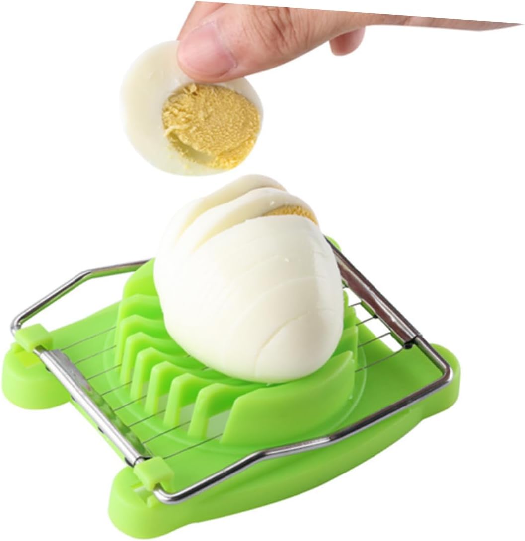 Eierschneider aus Edelstahl für Gekochte Eier und Käse, Grün