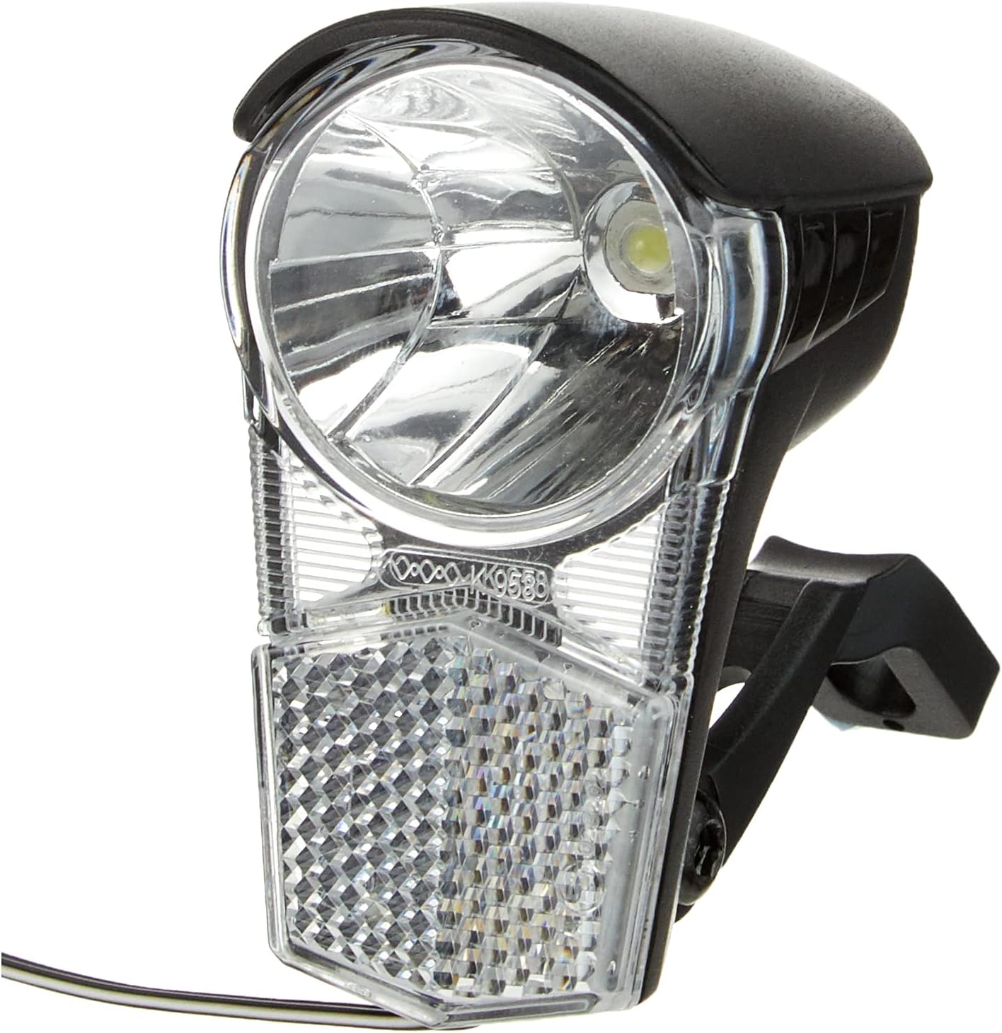 BÜCHEL Fahrradlicht Vorne mit Schalter I Dynamo Betrieb möglich I 25 LUX I StVZO Zulassung I - Fahrradlampe vorne, Fahrrad Scheinwerfer, Fahrradlicht vorne