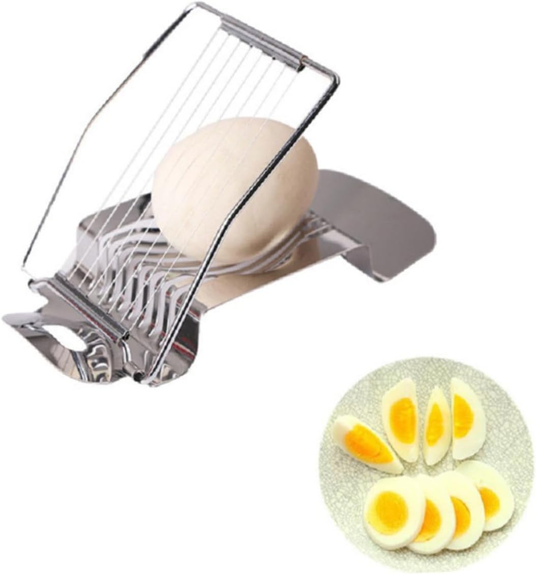 Eierschneider aus Edelstahl für Gekochte Eier und Schinken