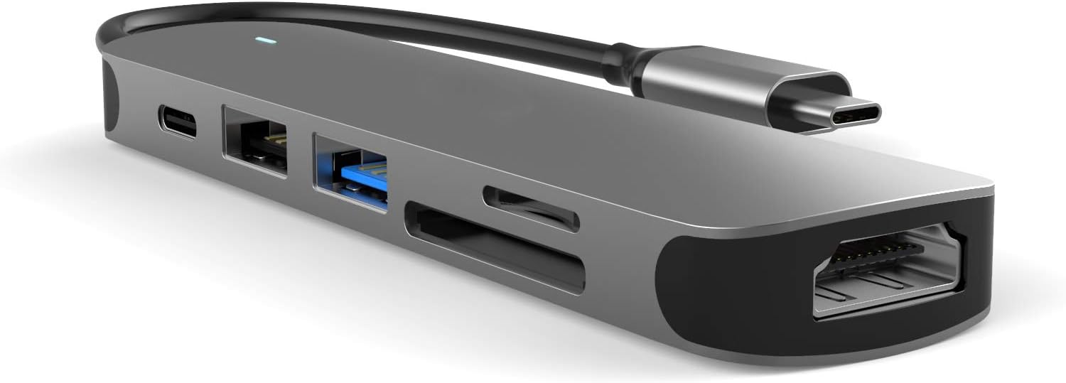 MMOBIEL 4-Port USB Hub 3.0 Splitter - 5Gbps USB-A Verteiler Mehrfachstecker Adapter - Kompatibel mit PC, Laptop, XPS, Lenovo, Surface, Flash Drive, Mobile HDD usw. - 4 Anschlüsse Datenhub - Universell