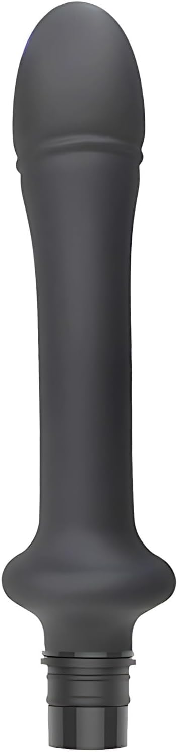 Eiförmiger Massagepistolenkopf, schwarz, 17 cm, Muskelhilfe, Hautsicherheit