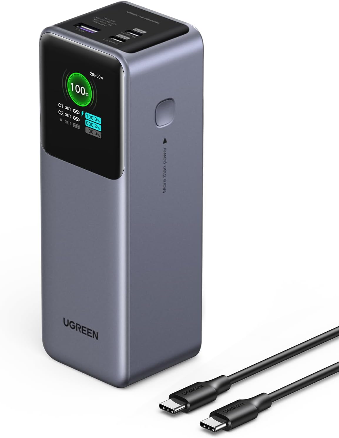 UGREEN Nexode Pro Powerbank 25000mAh 200W, 2x USB-C+1x USB-A