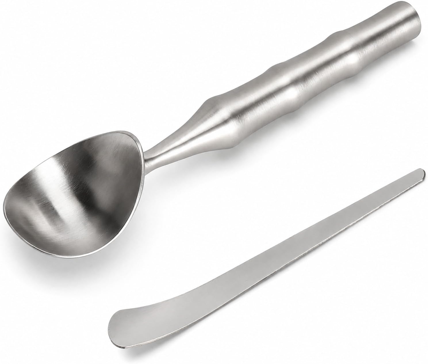 Premium Eislöffel Eisportionierer Portionierer aus 304 Edelstahl, Der Ideale Ice Cream Scoop und Eiskugelportionierer mit Komfortablem Griff für Eis Gelato und Perfekte Eiskugeln im Haushalt
