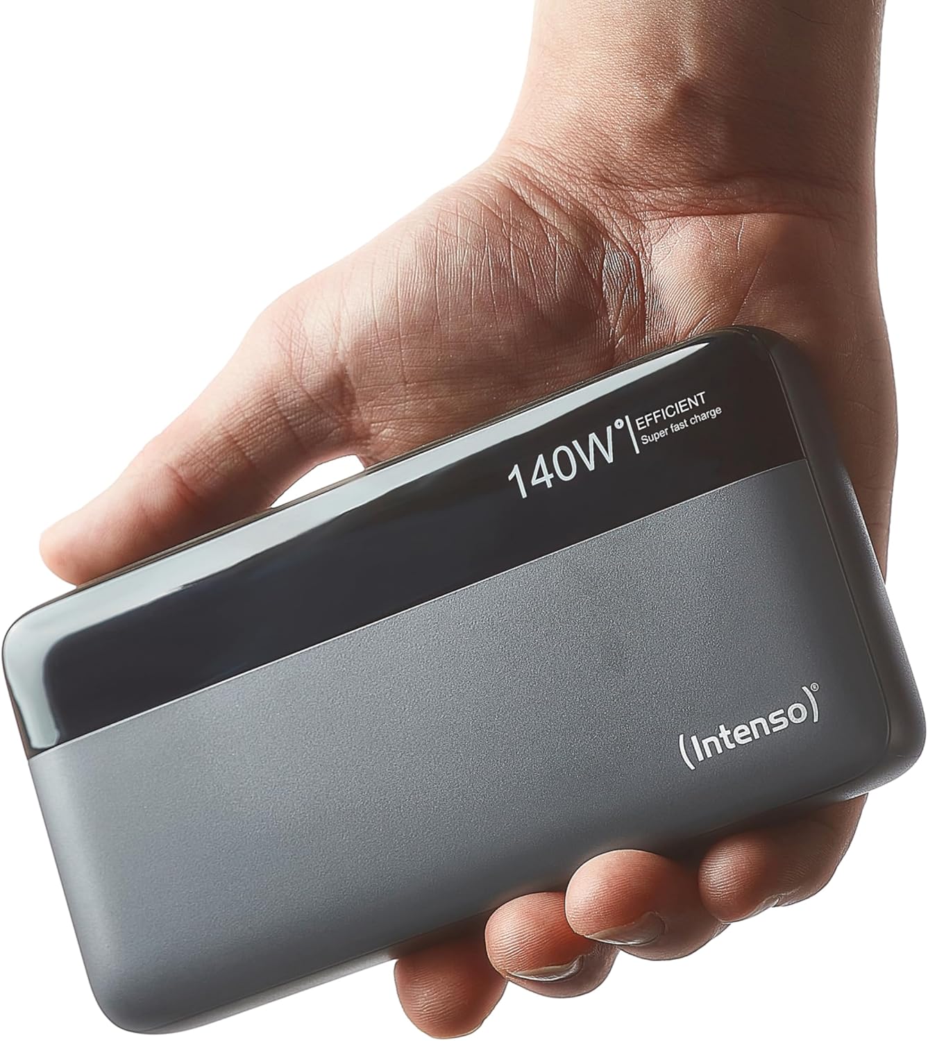 Intenso HE20000 100W Power Delivery Powerbank, 20000mAh Akku - Grau