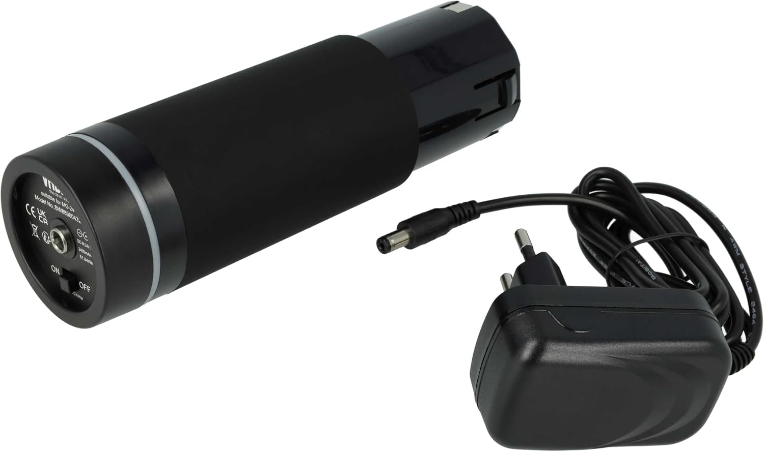 vhbw 2-TLG. Lade-Set kompatibel mit Hyperice Hypervolt HPI 53000-001-00 Massagegerät, Massagepistole - Akku, Ladegerät