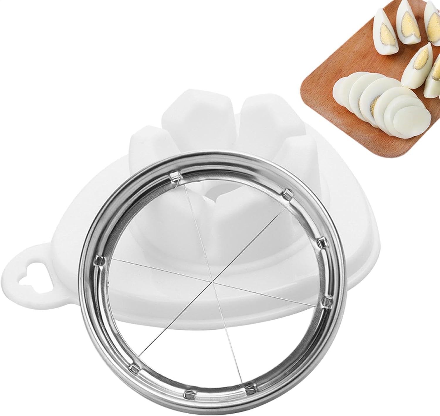 Eierschneider - Drähte für Fleischwolf aus Edelstahl | Eierschneider für gekochte Eier, Küchenutensilien, Schneidemaschine für Butter, Käse, Erdbeeren, Eier, Kiwi