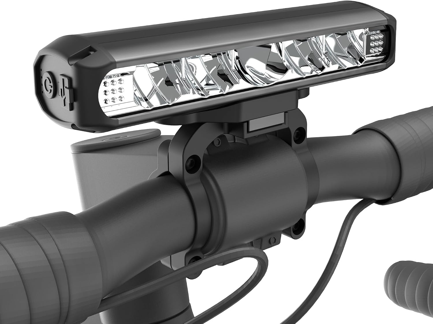 Milool Fahrradlicht Vorne 2600 Lumens USB C Ladeanschluss 5 LEDs