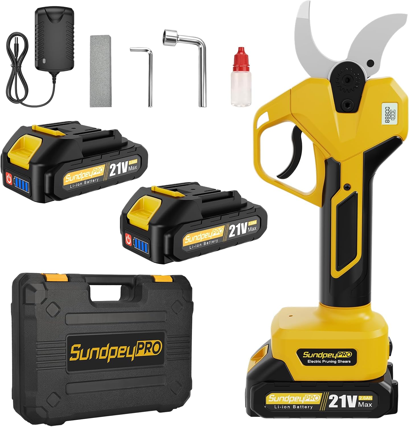 Kabellose Elektrische Astschere, Max 50mm Akku-Gartenschere