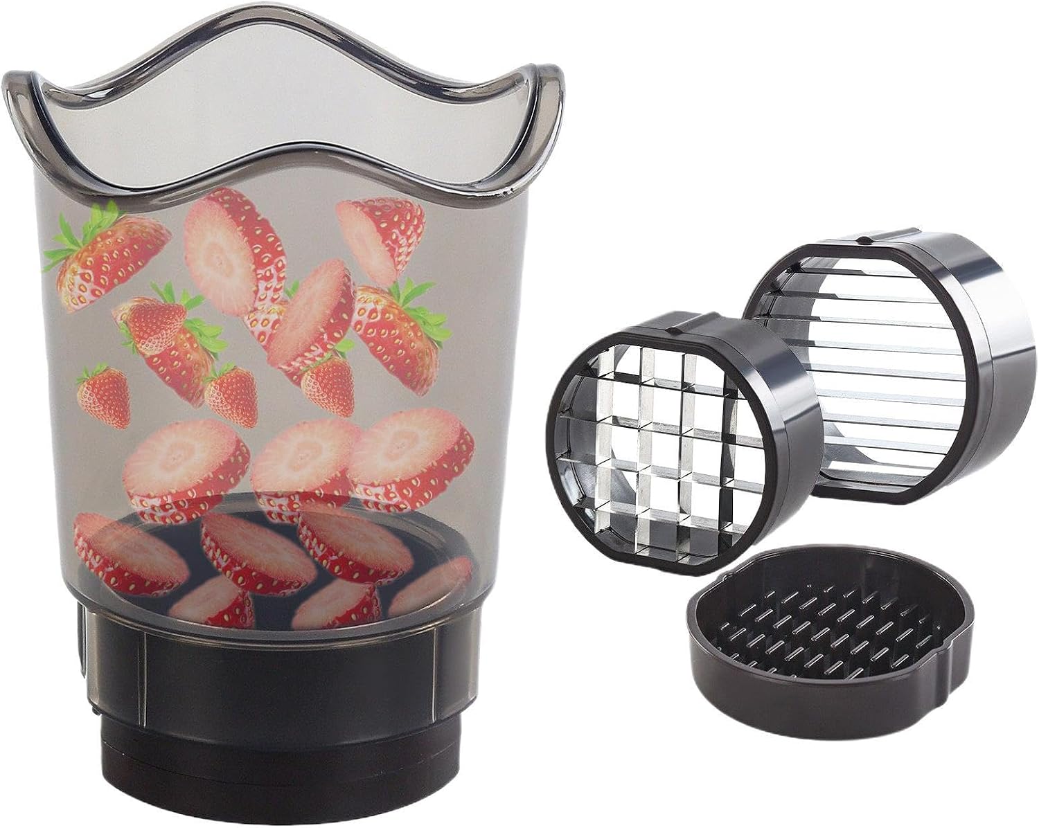 Schneidebecher Für Obst Und | Abnehmbarer Bananenschneider - Praktisches Küchenzubehör Für Salate, Eierspeisen, Snacks Und Mehr
