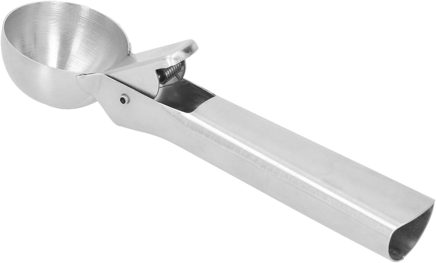 Ejoyous Eisportionierer, 304-Edelstahl-Fruchtkugelschaufel, 4,6-cm-Schüssel, 18-cm-Griff, Verdeckte Federentriegelung, Ergonomischer Griff, Aufhängeloch für Eis, Obst, Kartoffelpüree
