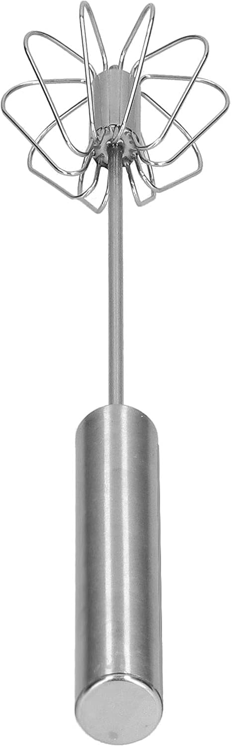 Eierschneider, multifunktional, 3-in-1-Eierschneider, Werkzeug mit ergonomischem Design, lebensmittelechtes ABS, halbautomatischer Edelstahl-Schneebesen für die Küche, 25,4 cm, 2 Stück
