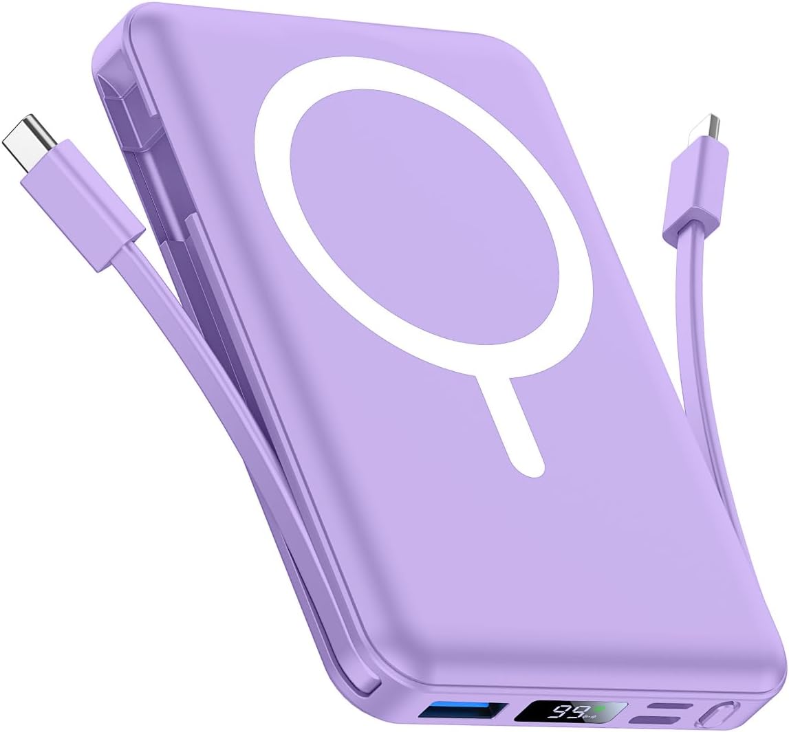 für Magsafe Powerbank 10000mA, Wireless Magnetische Powerbank