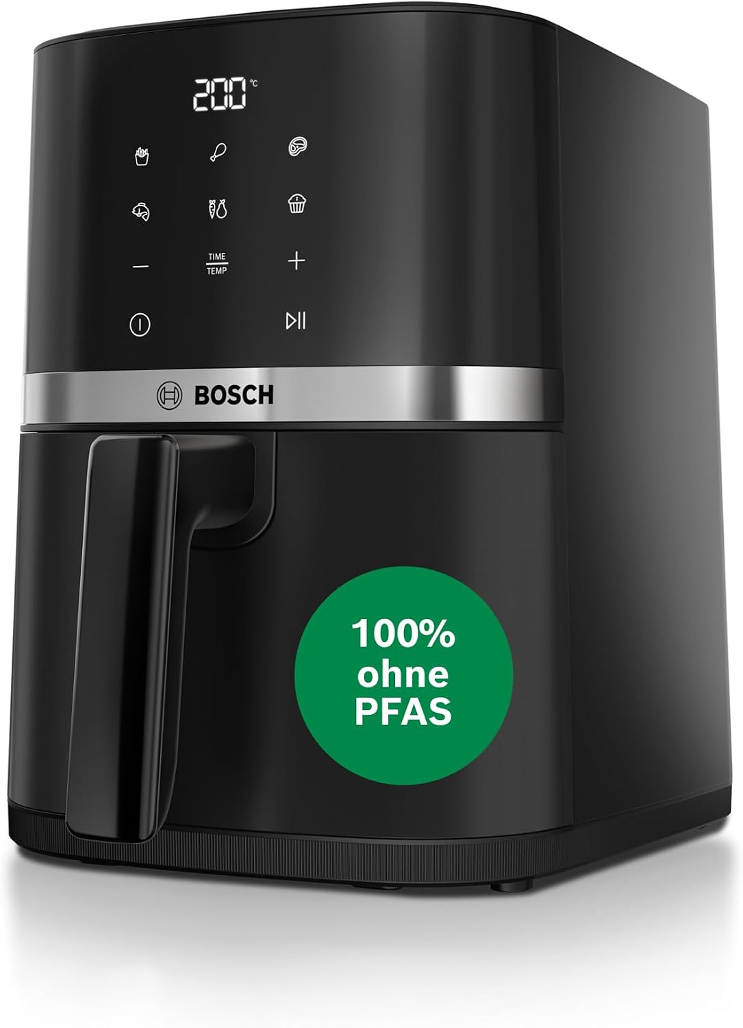 Bosch Heißluftfritteuse, Airfryer Serie 2, 4L Volumen, MAF24AB0, Schwarz