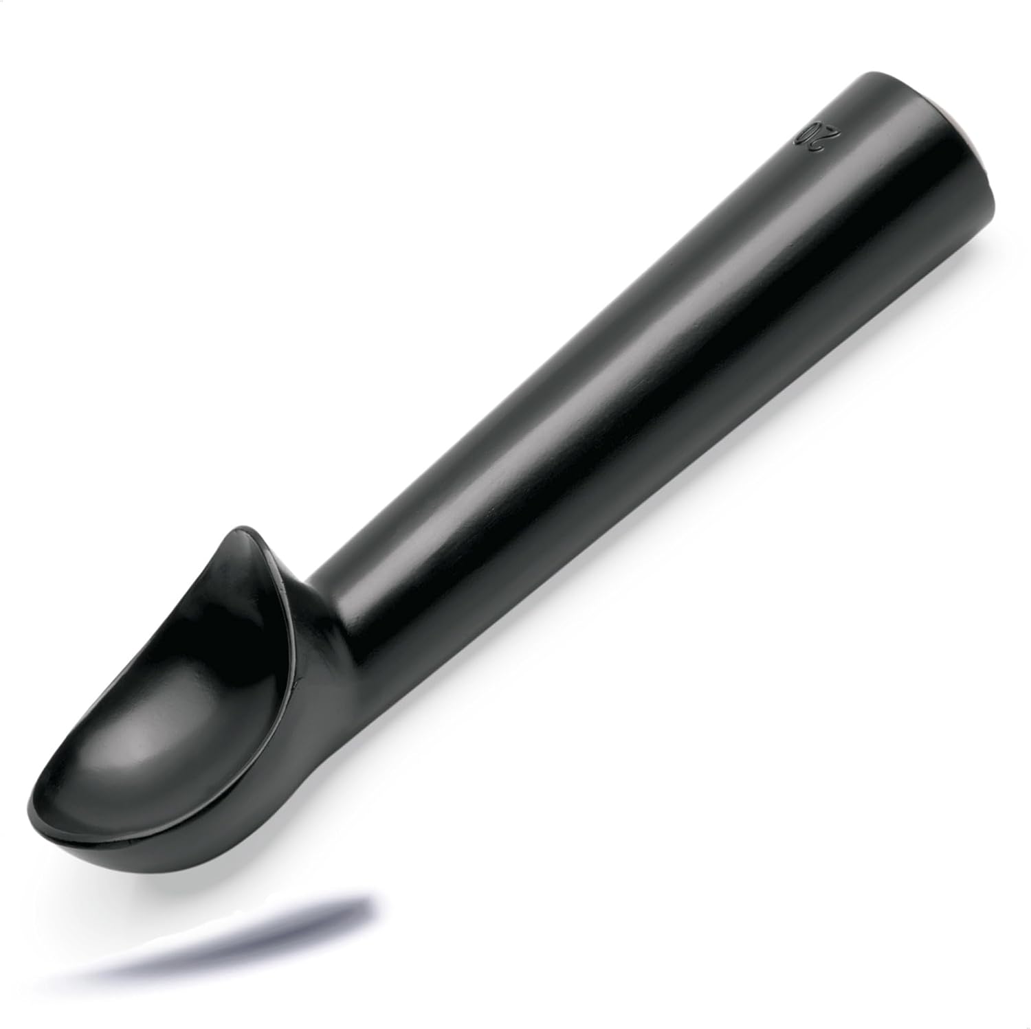Kerafactum Eisportionierer Eislöffel Eiskugelformer Eiskugel Portionierer Eisdipper lang Kugeleis Eiskelle Löffel für Speiseeis Ice Dipper Scooper warming liquid inside 1/20 Volumen Warme Hand