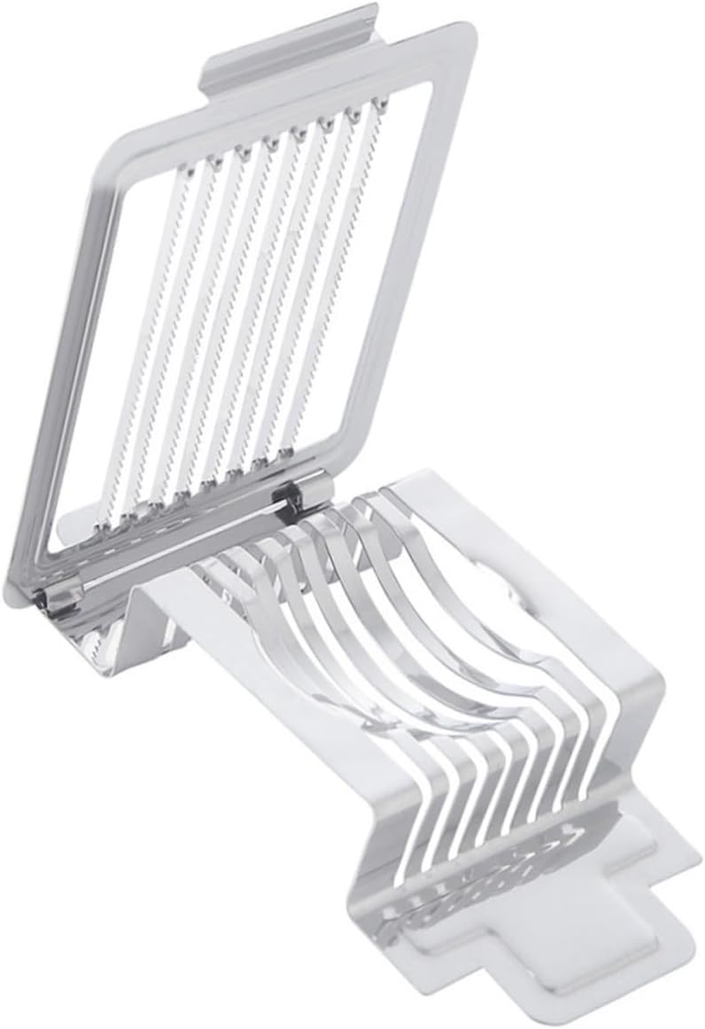 Eierschneider Silber aus Edelstahl, für Eier und Kiwi