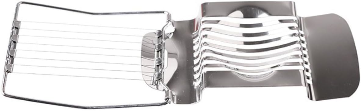 Eierschneider Silber aus Edelstahl und Metall, für Gekochte Eier