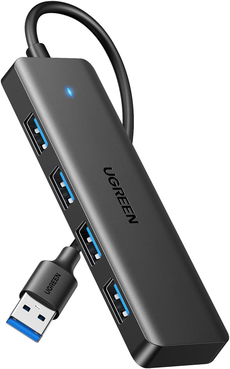 UGREEN 4-Port USB 3.0 Hub USB Verteiler Multiport Adapter 5Gbps (15cm)